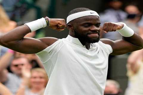 Wimbledon 2021: Frances Tiafoe shows off biceps after stunning No3 seed Stefanos Tsitsipas in first ..