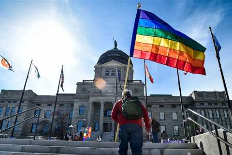 California bans state-funded travel to 5 states over anti-L.G.B.T.Q. laws.