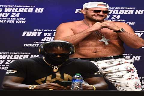 Deontay Wilder acting ‘out of character’ with headphones on in Tyson Fury build up, says legend..