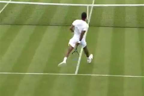 Wimbledon 2021: Watch showman Gael Monfils produce stunning trick shot through the legs which Nick..