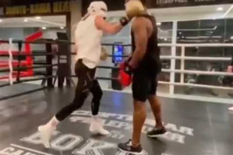 Brutal moment Sergey Vorobiev KO’s sparring partner who taunts him without wearing headgear