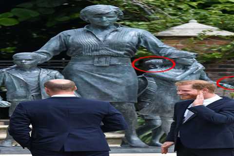 Royal fans confused by hidden third child lurking in Princess Diana statue – did you spot them?