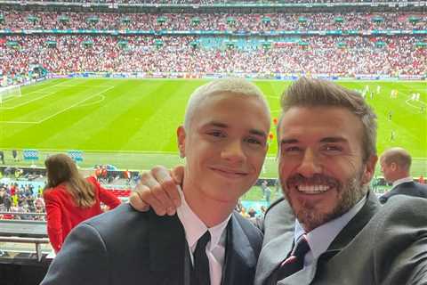 Can you spot why Euro 2020 fans are loving this David Beckham selfie at England vs Germany game?