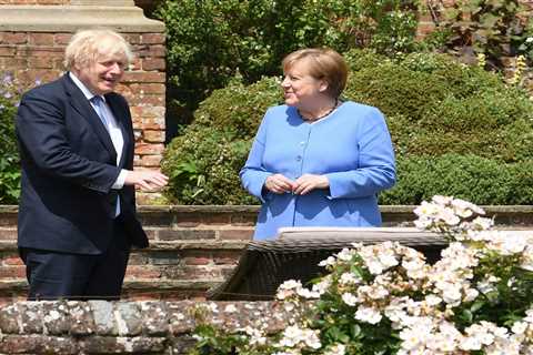 Angela Merkel admits we ‘deserved it’ after England’s Germany thumping – as Boris jokes we finally..