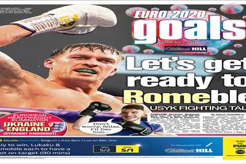 Boxing superstar Oleksandr Usyk predicts Ukraine will stun England at Euro 2020 and roars ‘we will..