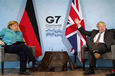 Boris Johnson and Angela Merkel to hold press conference TODAY before German Chancellor meets Queen
