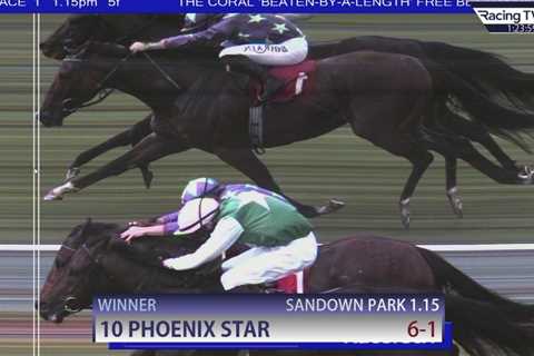 Punters baffled as judge calls WRONG result of photo finish in dramatic Sandown race before..