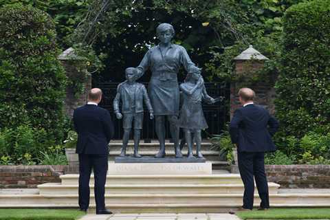 Where is the new Princess Diana statue?