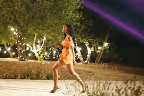 Love Island fans left giggling over Rachel Finna’s awkward entrance in teetering heels
