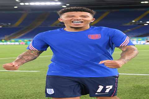 Jadon Sancho REFUSES to discuss Man Utd transfer after making first Euro 2020 start for England in..