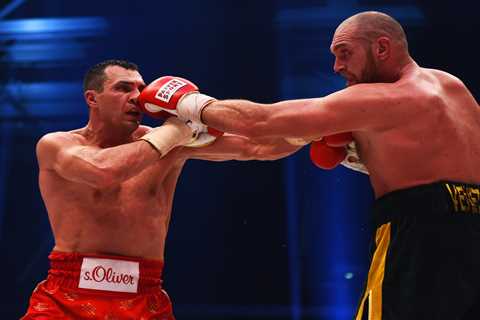 Tyson Fury takes cheeky dig at old rival Wladimir Klitschko after England’s ‘beat down’ over..