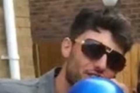 Love Island star Liam Reardon ‘inhales hippy crack’ with pals on night out