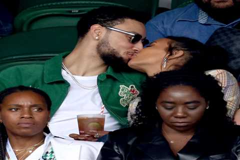 Maya Jama kisses Kendall Jenner’s ex Ben Simmons at Wimbledon as loved-up pair confirm their romance