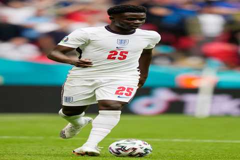 Bukayo Saka set to be fit for England vs Denmark having declared himself ready to play Euro 2020..