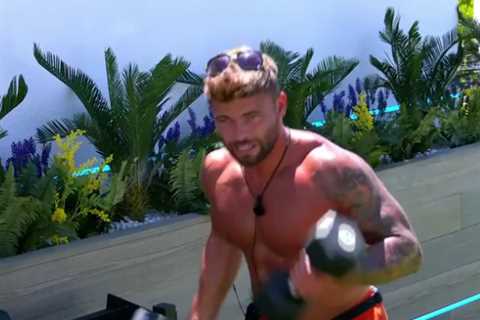 Love Island spoilers: Jake pumps iron in the gym after finding out two stunning new girls are..