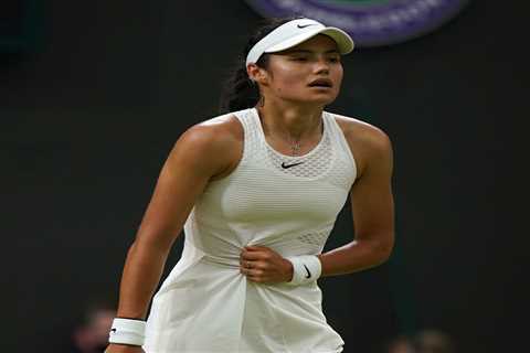 Emma Raducanu, 18, OUT of Wimbledon after having difficulty BREATHING in fourth round clash with..
