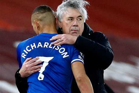Carlo Ancelotti ‘calls Richarlison about Real Madrid transfer’ as he tries to bring Everton star..