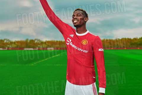 Man Utd ‘leaked’ kit photos hint Paul Pogba is going nowhere as he and Marcus Rashford model new..