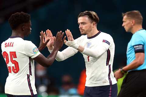Jack Grealish only England’s third substitute ever to be hauled off in tense Euro 2020 semi-final..