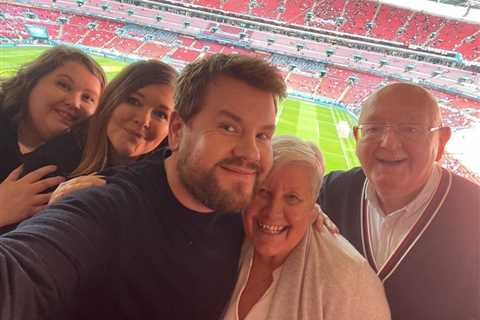 James Corden shares rare photo with entire family including lookalike sisters as they reunite after ..