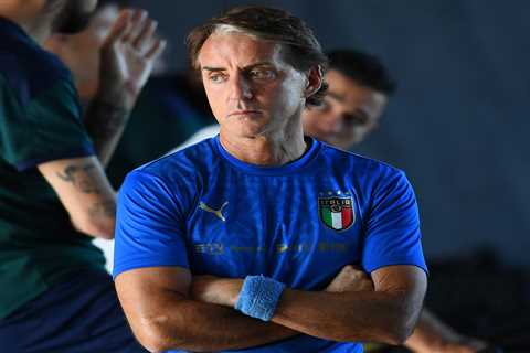 England face superstitious Italy boss Roberto Mancini who ditched a police escort and banned colour ..