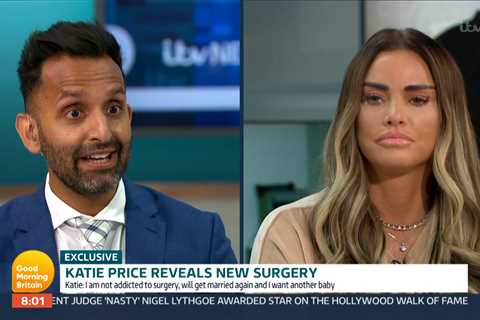 Katie Price defends going to red-list Turkey for cosmetic surgery as Dr Amir Khan challenges her..