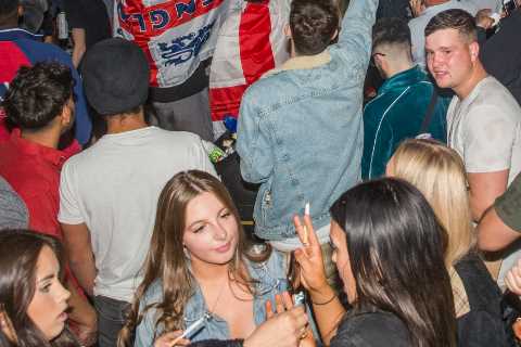Brits sing football chants as they hit pubs and bars on eve of Euro 2020 clash – let’s bring it..