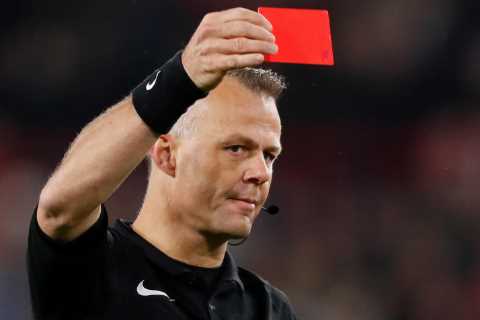 Who is England vs Italy referee Bjorn Kuipers and how many European Championships has Dutch ref..