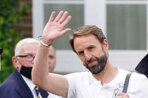 England heroes leave Euro 2020 team hotel to return to families for first time in six weeks after..