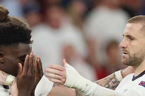 Shaw says England stars will be there for ‘devastated’ Saka, Rashford and Sancho after Italy..