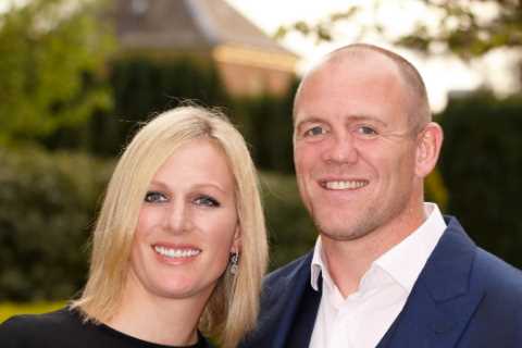 Zara Tindall wiped blood from Wembley seat after husband Mike broke up fight between two rowdy..