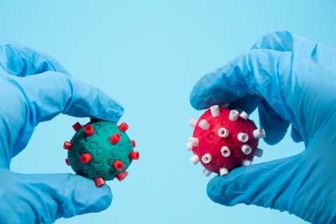 Woman, 90, dies after being infected with TWO strains of Covid at the same time ‘in the first case..