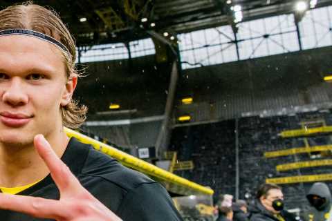 Erling Haaland is already in England, jokes Dortmund chief as Chelsea transfer target misses..