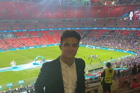 Lando Norris breaks silence on being mugged for £40k watch at Wembley and is ‘trying to get in..