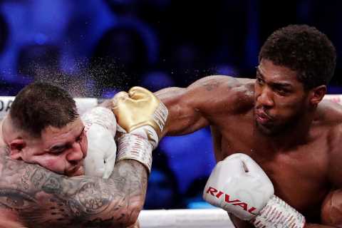 Andy Ruiz Jr will end up flat on his back from brutal Deontay Wilder KO if pair fight, says his..