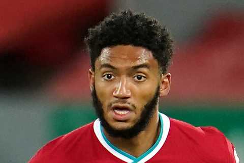 Liverpool boost as Joe Gomez returns to training for first time in eight months after devastating..