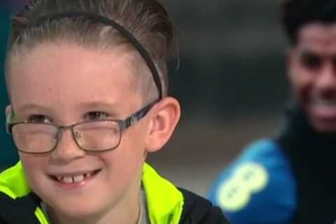 Boy, 9, who made Susanna Reid cry with note to Marcus Rashford ‘wanted to cheer sad England star up ..