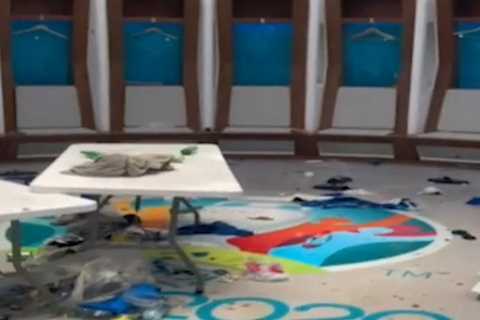 Inside Italy’s ‘battlefield’ dressing room after Euro 2020 final as England just leave neat pile of ..