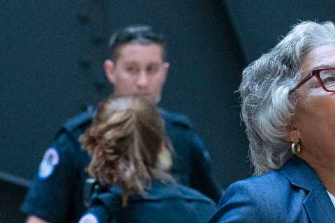 Chairwoman of Congressional Black Caucus is arrested while protesting on Capitol Hill.