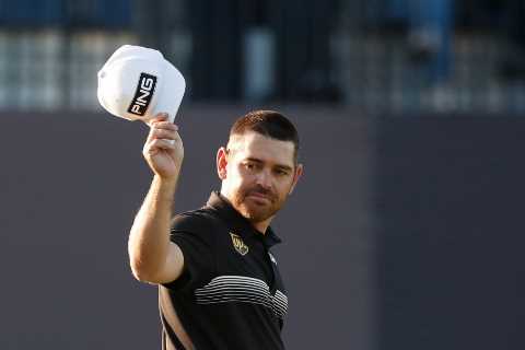 The Open tee times – round 3: Louis Oosthuizen in Saturday final group with Collin Morikawa after..