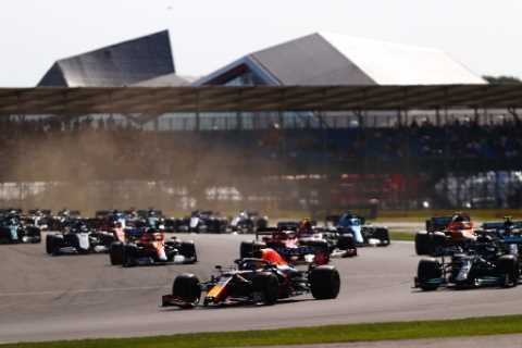 Max Verstappen beats Lewis Hamilton to win first-ever F1 sprint qualifying race – and claim pole..