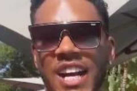 Love Island’s Theo Campbell bravely pops champagne bottle after being blinded in one eye by a cork