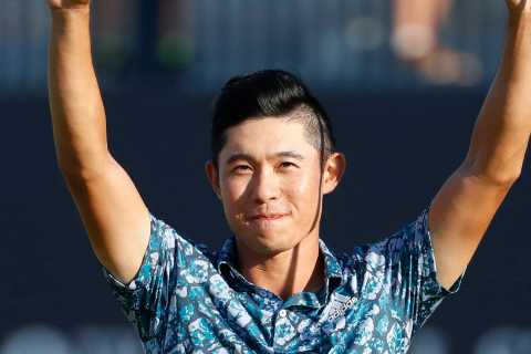 Collin Morikawa storms to Open title with stunning final round as Louis Oosthuizen collapses to..