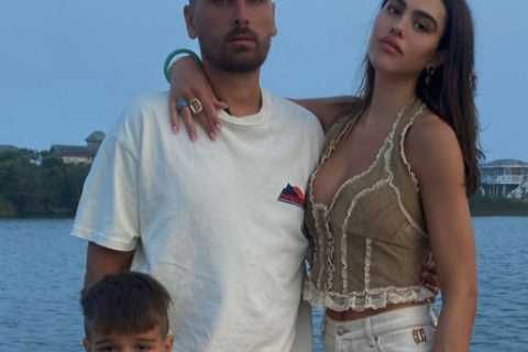 Scott Disick, 38, shares rare photo with girlfriend Amelia Hamlin, 20, as the couple pose with his..
