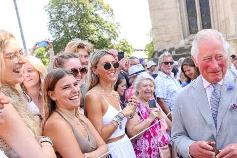 Charles and Camilla cast off their masks on Freedom Day with trip to Devon and Cornwall