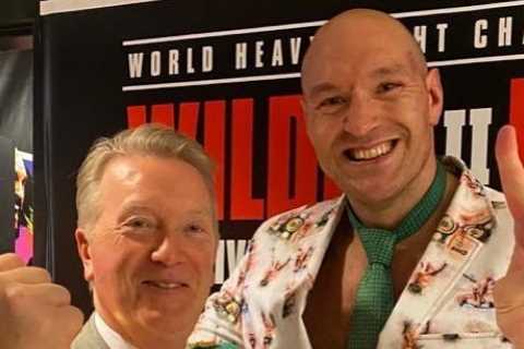 Tyson Fury’s promoter Frank Warren hits back at Eddie Hearn and says Deontay Wilder trilogy sold..