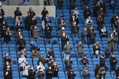 Premier League fans ‘WILL need Covid vaccination passport to attend matches with capacity over 16k..