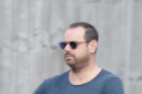 EastEnders’ Danny Dyer looks downcast at daughter Dani’s house after her boyfriend Sammy Kimmence..