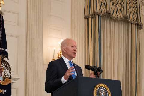 Analysis: Enacting policy through spending may help Biden avoid a political minefield.