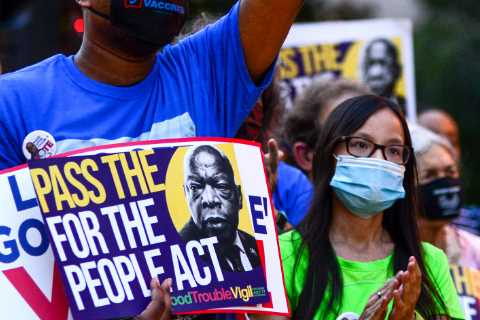 Democrats’ Divide on Voting Rights Widens as Biden Faces Pressure